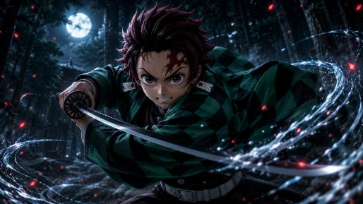 Figure colecionável de Demon Slayer